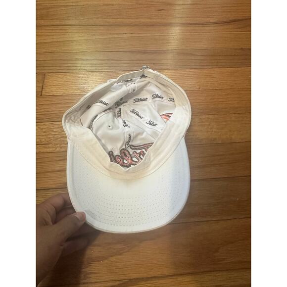 Titleist White Orange Adjustable Cap - Picture 4 of 8